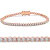 Pompeii3 4 Ct Diamond Tennis Bracelet 14k White, Yellow, Or Rose Gold Lab Grown 7" In Multi