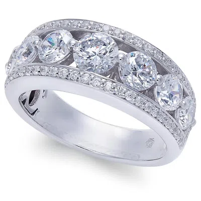 Pompeii3 4 Ct Diamond Wedding Ring In 10k White Or Yellow Gold Lab Grown In Multi