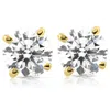 Pompeii3 4 Cttw Round Diamond Screw Back Studs 14k Yellow Gold In Multi