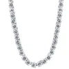 Pompeii3 40 Ct Tw Diamond Tennis Necklace 14k White Gold 16" In Multi