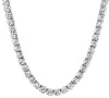 Pompeii3 40ct Diamond Tennis Necklace 14k White Gold 16.5" Lab Grown In Multi