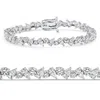 Pompeii3 4.10ct Multi-stone Diamond 7" Tennis Bracelet 14k Gold Lab Grown In Multi