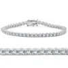 Pompeii3 4ct Diamond Tennis Bracelet 14k White Gold In Multi
