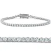 Shop Pompeii3 4ct Tw 14k White Or Yellow Gold Round-cut Diamond Tennis Bracelet 7" Women's In Silver