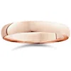 Pompeii3 4mm Dome High Polished Wedding Band 10k Rose Gold In Multi