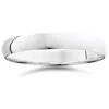 Pompeii3 4mm Dome High Polished Wedding Band 10k White Gold Size Selectable In Multi
