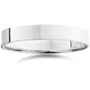 Pompeii3 4mm Flat 950 Platinum Comfort Fit Wedding Band Size Selectable In Multi