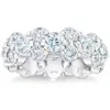 Pompeii3 5 1/2 Ct Tw Diamond Eternity Ring 14k Gold Women's Anniversary Band Lab Grown In Silver