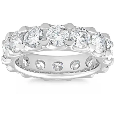 Pompeii3 5 Ct Lab Grown Diamond Eternity Ring In 14k White, Yellow, Or Rose Gold In Multi
