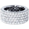 Pompeii3 5 Ct Pave Diamond Eternity Ring 14k White Gold In Multi