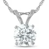 Pompeii3 5/8 Ct Diamond Solitaire Pendant Necklace Available In 14k White Or Yellow Gold In Gold