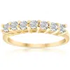 Pompeii3 5/8ct 14k Yellow Gold Diamond Anniversary Wedding Ring In Multi
