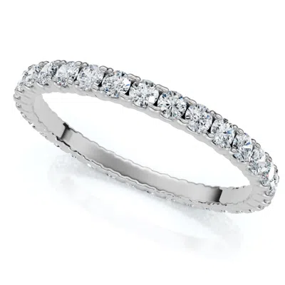 Pompeii3 5/8ct Diamond Eternity Wedding Ring 14k Gold Or Platinum Lab Grown In Multi