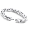 Pompeii3 5ct Diamond Men's 14k Gold (105gram) Or Platinum (170gram) 10mm Bracelet 8.75" In Multi