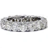 Pompeii3 5ct Prong Diamond Eternity Ring 14k White Gold In Multi