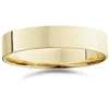 Pompeii3 5mm Flat High Polished Wedding Band 14k Yellow Gold Size Selectable In Gold