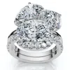 Pompeii3 6 1/3ct Abstract Diamond Ring Set 14k Gold Lab Grown Fg/vs In Metallic