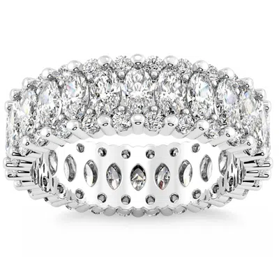 Pompeii3 6 Ct Marquise Diamond Eternity Ring 14k Gold Lab Grown Womens Eternity Band In Multi