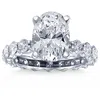 Pompeii3 6ct Tw Diamond Engagement Eternity Oval Cut Ring 14k White Gold Lab Grown In White
