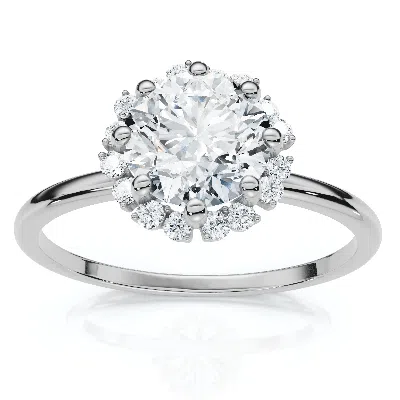 Pompeii3 7/8ct Tw Sapling Diamond Engagement Ring 14k Gold Or Platinum Lab Grown Ef/vs