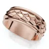 Pompeii3 7mm 14k Gold Men's Braided Design Wedding Band