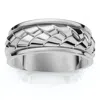 Pompeii3 7mm 14k Gold Men's Braided Design Wedding Band In Multi