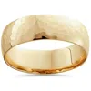 Pompeii3 7mm 14k Yellow Gold High Polished Hammered Mens Wedding Band Size Selectable In Multi