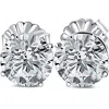Pompeii3 8 Carat (ctw) Certified Lab Grown Diamond Studs In 14k White Gold In Silver
