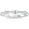 Pompeii3 .80ct Marquise Diamond Wedding Ring Stackable Band 14k Gold Lab Grown In Multi