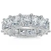Pompeii3 8ct Marquise Diamond Eternity Ring 14k Gold Lab Grown 4.5mm Wide In Multi
