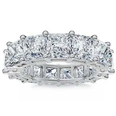 Pompeii3 8ct Marquise Diamond Eternity Ring 14k Gold Lab Grown 4.5mm Wide In Multi