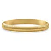 Pompeii3 8mm Bangle Bracelet 18k Yellow Gold Over Silver In Multi