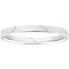 Pompeii3 950 Platinum 2mm Flat Comfort Fit Wedding Band Ring Size Selectable In Multi