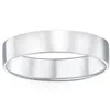 Pompeii3 950 Platinum 5mm Flat Comfort Fit Wedding Band Ring Size Selectable In Multi