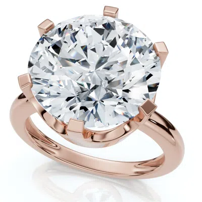 Pompeii3 Certfied 6ct Diamond Engagement Ring Solitaire 14k Gold Lab Grown In Multi