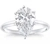 Pompeii3 Certified 1.50ct Pear Shape Diamond Solitaire Engagement Ring 14k Gold Lab Grown In Multi