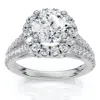Pompeii3 Certified 1.5ct Hidden "n" Initial Diamond Engagement Ring 10k Gold Lab Grown