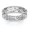 Pompeii3 Certified 1/6ct Botanical Diamond Accent Ring 14k Gold Or Platinum Lab Grown