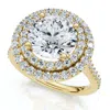 Pompeii3 Certified 2 1/2ct Double Halo Diamond Engagement Ring 14k Gold Or Pt Lab Grown