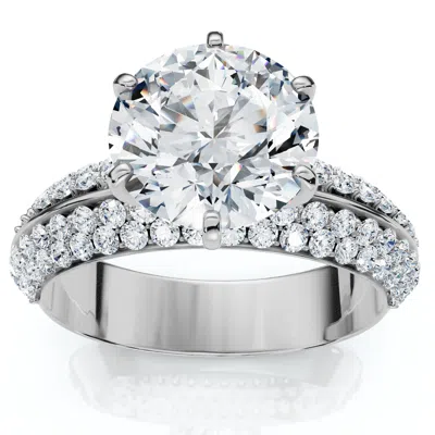 Pompeii3 Certified 2 1/2ct Kayle Diamond Engagement Ring 14k Gold Or Platinum Lab Grown In Multi