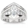 Pompeii3 Certified 2 1/3ct Tw Marquise Diamond Engagement Ring 14k Gold Lab Grown In Multi