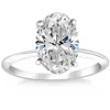 Pompeii3 Certified 2.70ct Oval Diamond Solitaire Engagement Ring 14k Gold Lab Grown In Multi
