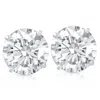 Pompeii3 Certified 2ct Diamond Studs 14k White Gold Push Back In Multi