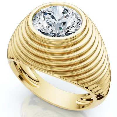 Pompeii3 Certified 2ct Kara Diamond Engagement Anniversary Ring 14k Gold Lab Grown