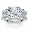 Pompeii3 Certified 3 6/8ct Diamond Engagement Wedding Ring Set 14k Gold Lab Grown In Multi
