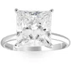 Pompeii3 Certified 3.05ct Natural Princess Cut Diamond Engagement Solitaire Ring Platinum Size: 7