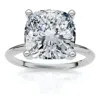 Pompeii3 Certified 3ct Cushion Diamond Solitaire Engagement Ring 14k Gold Or Pt Lab Grown Size: 7