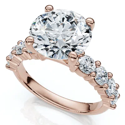 Pompeii3 Certified 3ct Danica Diamond Engagement Ring 14k Gold Or Pt Lab Grown