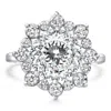 Pompeii3 Certified 4 3/4ct Portuguese Diamond Engagement Ring 14k White Gold Lab Grown In Metallic