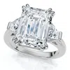 Pompeii3 Certified 4.40ct Emerald Diamond Engagement Ring 14k Gold Or Platinum Lab Grown In Multi